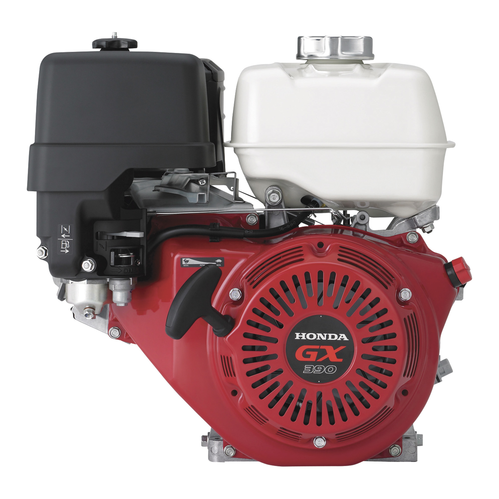 Honda Engines, HONDA 390CC OHV 6:1 ENGINE, Engine Displacement 389 cc, Engine Type GX Series OHV Commercial-duty, Shaft Diameter 1 in, Model# GX390UT2XHA2